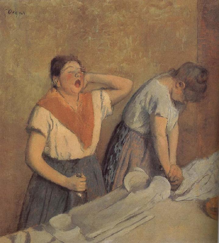 Edgar Degas Laundryman